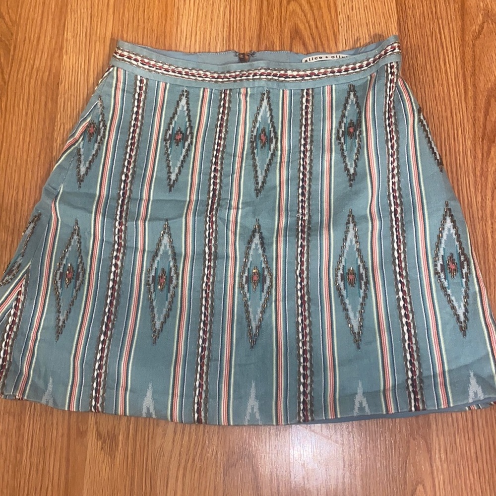 Alice & olivia beaded skirt size 0